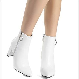 DREAM PAIRS Women's Chunky High Heel Ankle Booties